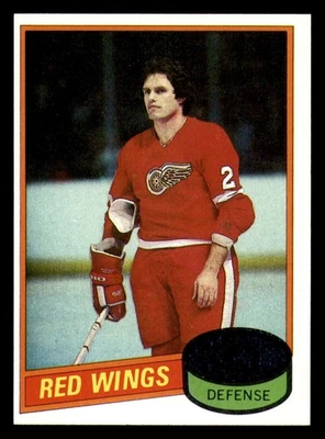 1980-81 Topps #258 Barry Long Near Mint Red Wings   ID:378809 - Image 1 of 2