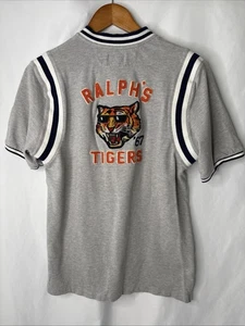 Polo Ralph Lauren RL Ralph’s Tigers Gray Polo Shirt Youth XL (18-20) - Picture 1 of 7