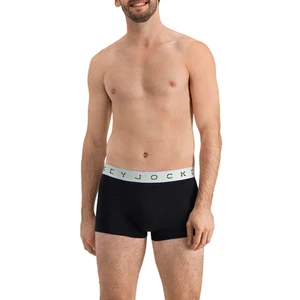 5 x Jockey Mens Cotton Nyc Print Trunks Black With White Spots Underwear - Picture 1 of 4