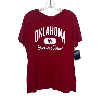 Oklahoma Sooners Fanatics Tshirt Womens XL Red New Short Sleeve Fanwear - Image 1 of 4