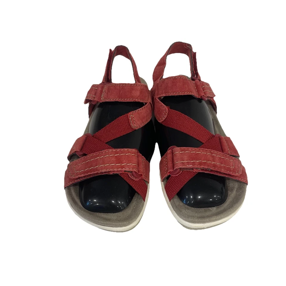 Sandalias Earth Origins Savoy Slide para mujer 7,5 de gamuza rosa frambuesa Foto 1 de 4