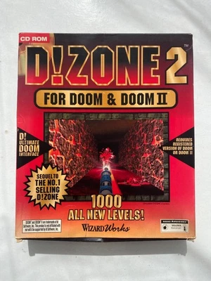 D!ZONE 2 for DOOM & DOOM II - Big Box Boxed - Wizardworks - 3 Disc set - Image 1 of 4