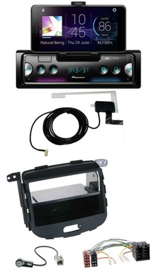 Pioneer DAB Bluetooth MP3 USB Autoradio für Hyundai i10 2008-2013 Rubber Touch - Bild 1 von 4