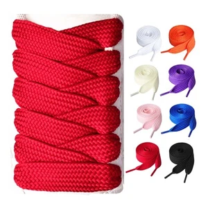 Booyckiy 2 Pairs Fat Sneakers Shoe Laces, 15mm Wide Athletic Shoelaces, Shoe ... - Picture 1 of 6