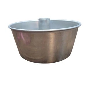 Juego de 2 moldes para hornear tubos de aluminio vintage para pasteles de comida de ángel - Imagen 1 de 5