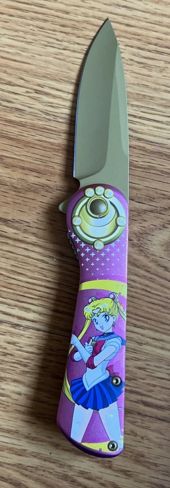 美少女战士弹簧辅助开放式小刀9” — 第 1/4 张图片