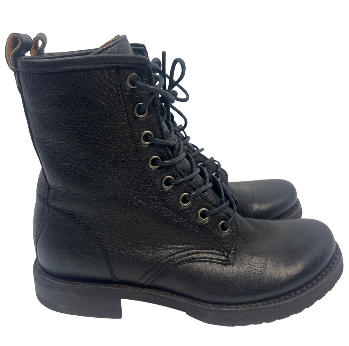 Frda Botas De Combate Para Mujer Botas De Mujer Negra - Etsy España