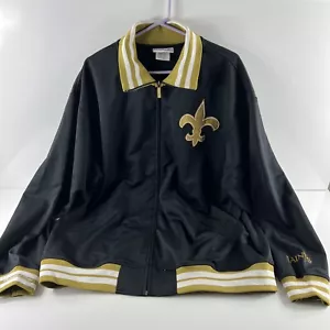 NFL Vintage Mitchell And Ness New Orleans Saints Jacket, Heavyweight Size 3XL - Picture 1 of 22