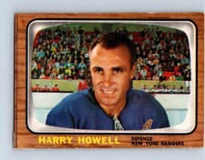 VINTAGE HOCKEY CARD TOPPS 1966 NEW YORK RANGERS HARRY HOWELL  NO51