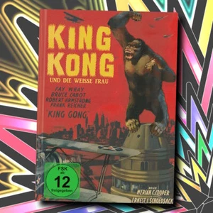 KING KONG UND DIE WEISSE FRAU (1933) BLU-RAY Mediabook LIMITED Cover B NEU/OVP - Picture 1 of 1