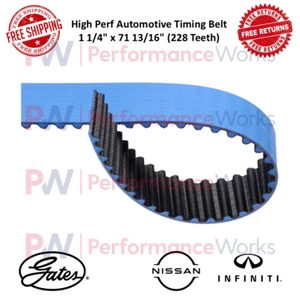 Gates High Performance RPM Timing Belt 228 Teeth For Nissan 300ZX, Infiniti J30 - Picture 1 of 9