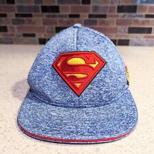 Superman Snapback Hat Adjustable Baseball Cap DC Comics Embroidered Logo