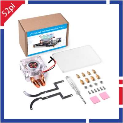 Orange Pi 5/5B Low-profile Radiator CPU RGB LED Light Ice Tower Cooling Fan - Image 1 of 4