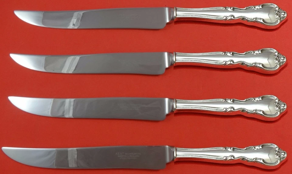 American Classic by Easterling Sterling Steak Knife Set Texas Sized Custom - Image 1 of 1