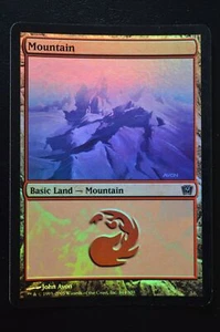Magic The Gathering MTG MOUNTAIN (344) FOIL Ninth Edition LP Lightly Played - Picture 1 of 2