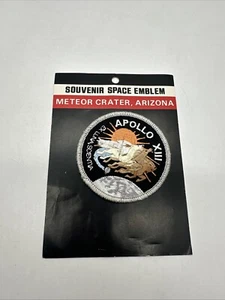 Vtg APOLLO 13 MOON LUNAR Patch (Space Travel Astronaut) (free Shipping) - Picture 1 of 6