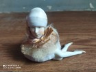 Rare vintage beautiful women shape powder box of 40