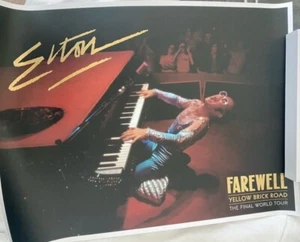 Elton John Fairwell Yellow Brick Road Tour 1995 Promo Poster 18" X 24" - Picture 1 of 1