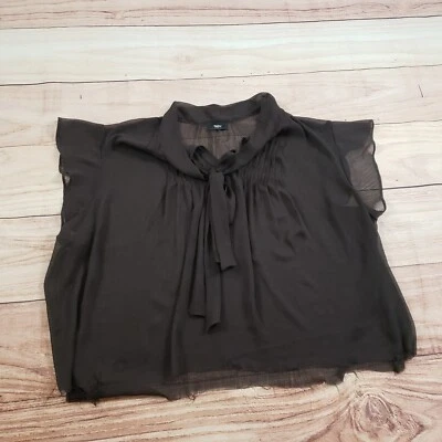 ВИНТАЖНЫЙ Mossimo рубашка женщин 2XL XXL коричневый блузка чистый плюс легкий женщины - Изображение 1 из 4