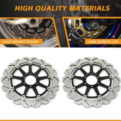 Stainless Steel Front Brake Rotors Discs For DUCATI SPORT 750 2000-2002 2001 00 - Изображение 1 из 4