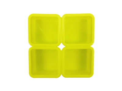 Square Mould 4 Cell - Silicone Moulds For Soap Making - Image 1 of 2