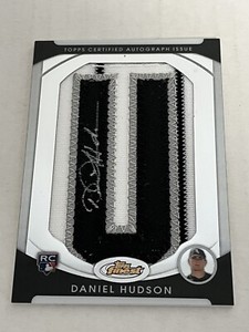 Daniel Hudson 2010 Topps Finest Letter Patch RC Auto SP /217 Chicago White Sox🔥