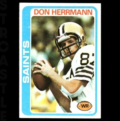 1978 Topps - Don Herrmann #243 New Orleans Saints 🏈 Football Card - Image 1 of 3