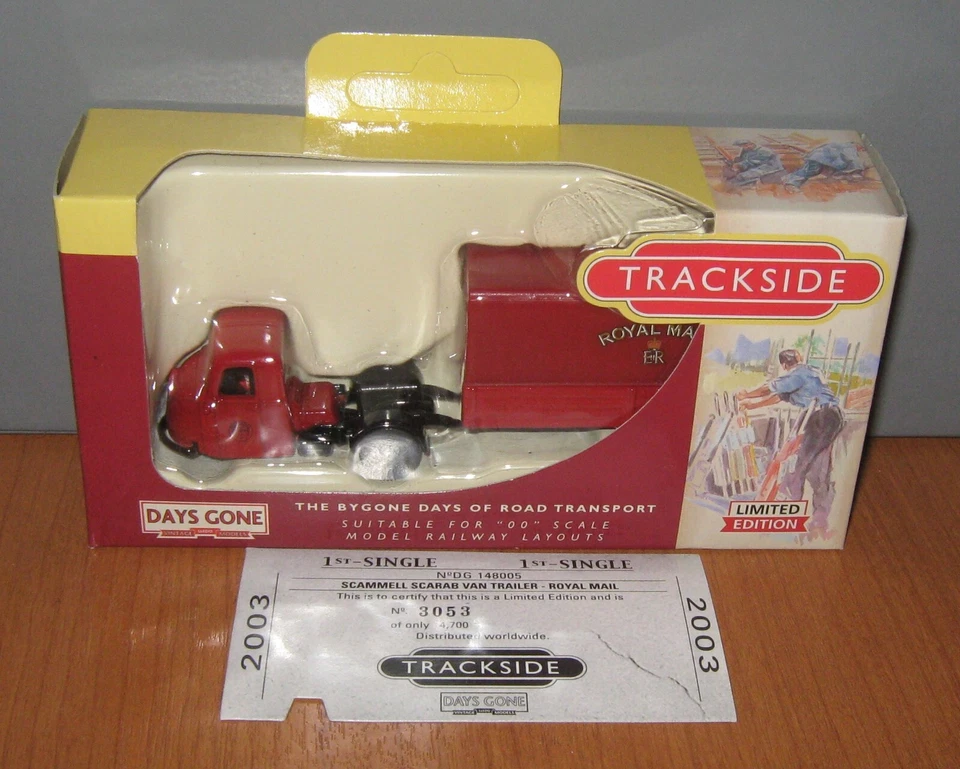 Lledo Trackside DG148005 Scammell Scarab Van Trailer Royal Mail - Image 1 of 1
