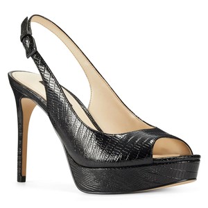 nine west gabrielle slingback platform pumps