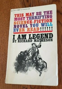 I Am Legend Richard Matheson Bantam Paperback 1st Printing 1954 horror vampire - Picture 1 of 5