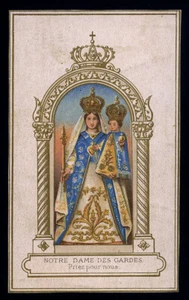 santino cromo-holy card N.DAME DES CARDES-CHEMILLE' EN ANIOU - Picture 1 of 1
