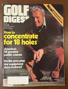 GOLF DIGEST MAGAZINE MARCH 1981 HOW TO CONCENTRATE FOR 18 HOLES ARNOLD PALMER - Picture 1 of 17