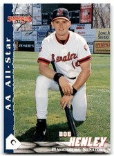 1997 MULTI-AD DOUBLE-A ALL-STARS BOB HENLEY HARRISBURG SENATORS #39