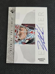 2003-04 UPPER DECK UD SP AUTHENTIC DAVID AEBISCHER SOT-DA SIGN OF THE TIMES AUTO - Picture 1 of 2