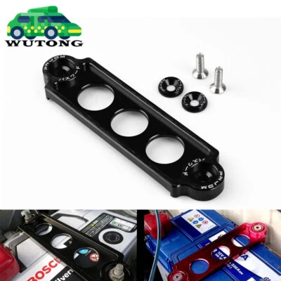 Black JDM Car Battery Hold Tie Down Bracket For Honda Civic For Acura Integra - Image 1 of 4