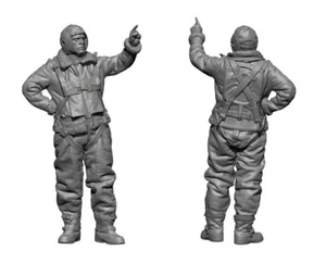 Legend Production LF4819, SEGUNDA GUERRA MUNDIAL tripulación de bombarderos de EE. UU. en tierra (1 figura), 1:48 - Imagen 1 de 1