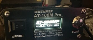 AT100M Pro Antenne Tuner 1.8Mhz-30Mhz Automatique Tuning Manuel 100W Power Meter - Photo 1/7