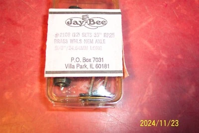 JAY-BEE # 2108, WHEEL SETS, 1 pack of 8 wheel sets, NEW, HO - Image 1 of 3
