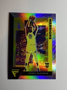 James Wiseman 2020-21 Panini Flux Rookie #204 Prizm Silver RC Warriors