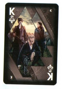 Playing card Dr Who Peter Capaldi Michelle Gomez Jenna Coleman King Clubs R103