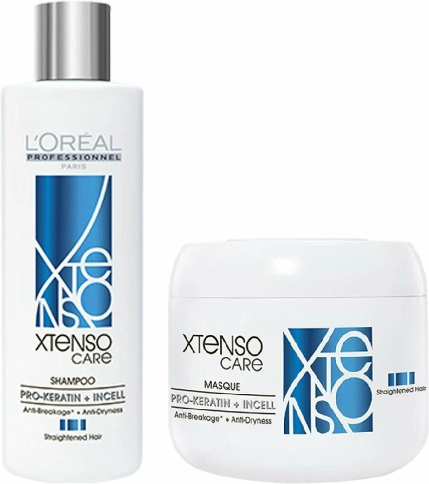 X-tenso Professional Care Straight Shampoo 250ml und Maske 196g Kombipackung - Bild 1 von 1