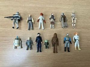 Vintage Star Wars Action Figuren 1977-1983 Konvolut 13 x verschiedene Figuren - Bild 1 von 1
