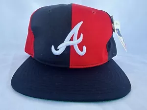 Vintage Atlanta Braves Starter 90’s Rare 2 Colorway Hat SnapBack NWT MLB Hat - Picture 1 of 9