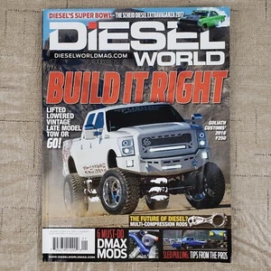 Diesel World Magazine January 2018 Build It Right Goliath Customs 2016 F250 - Imagen 1 de 3
