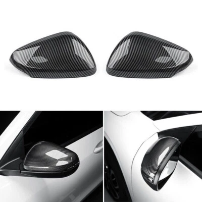 Tapa de espejo retrovisor lateral de fibra de carbono 2X para Chevrolet Trax 2023 2024 Foto 1 de 4