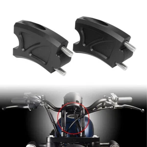 Fit For Honda Rebel CMX 500 300 Riser Handle Bar Clamp Handlebar Raiser Up 100mm - Picture 1 of 7
