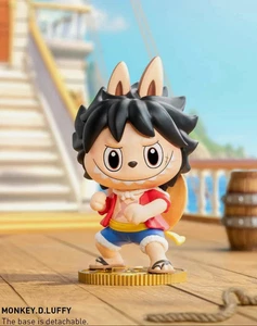 POP MART The Monsters x One Piece Series Monkey Luffy Figure Confirm Blind Box - Picture 1 of 5