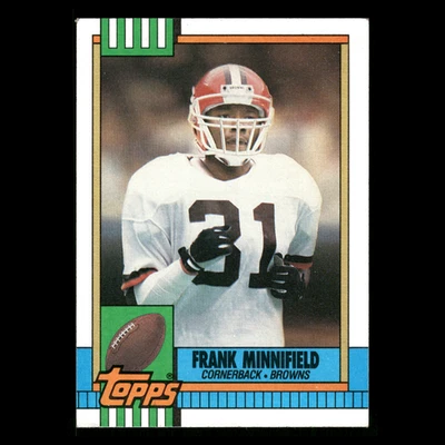 Frank Minnifield #159 1990 Topps Cleveland Browns Football Card NFL - Image 1 of 3
