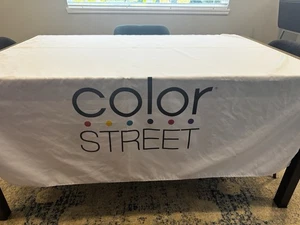 Color Street Stylist Table Runner/Tablecloth 57 1/2 x 77 - Used Once - Picture 1 of 3