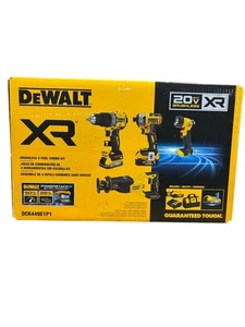 DEWALT DCK449E1P1 4 PIECE COMBO KIT- NEW IN THE BOX- (SBH) - Picture 1 of 4